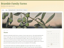 Tablet Screenshot of bramblefamilyfarms.net